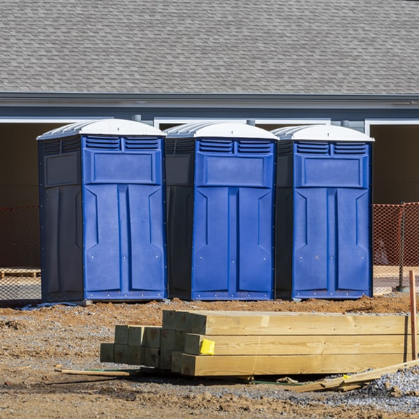 how often are the portable restrooms cleaned and serviced during a rental period in West Bethlehem PA